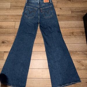 Levi's Blue Flare & Wide Leg Jeans